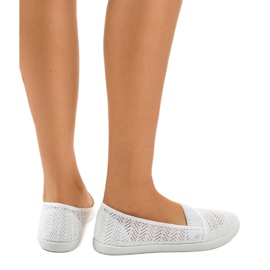 Zapatillas slip-on caladas CB1711-9 blancas blanco 3