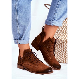 Nicole Botas de Piel Mujer Camel Low Meridan marrón 1 Nicole Botas de Piel Mujer Camel Low Meridan marrón 1