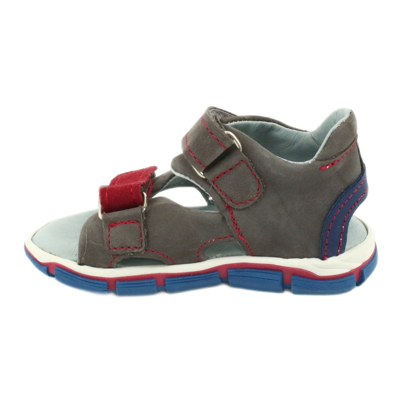 Mazurek Chicos de cuero con sandalias de cuero rojo gris 314 1 Mazurek Chicos de cuero con sandalias de cuero rojo gris 314 1