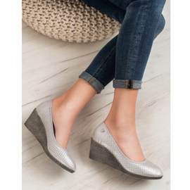 Goodin Bombas de cuña ligeras gris 5