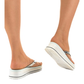 Chanclas azules FX-2A058-23 gris 2