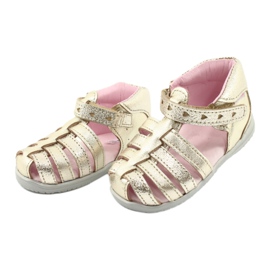 Sandalias Mazurek 245 de piel dorada dorado 2