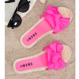 SHELOVET Zapatillas rosas con estilo rosado 2
