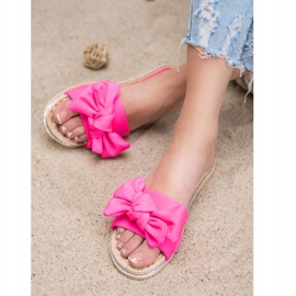 SHELOVET Zapatillas rosas con estilo 1