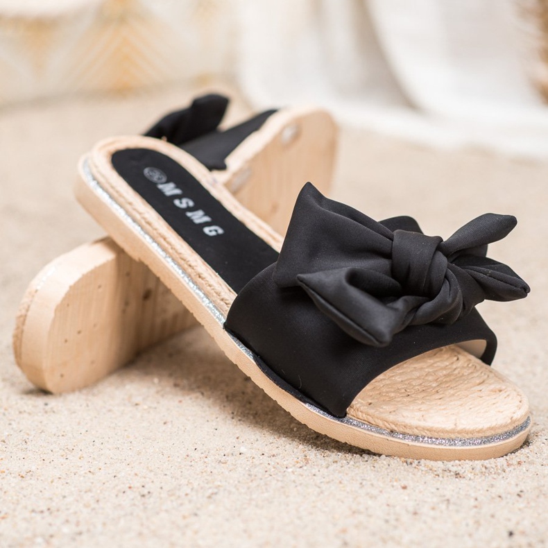 SHELOVET Zapatillas negras con estilo negro 1