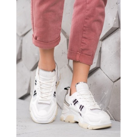 SHELOVET Zapatillas deportivas blancas blanco 5