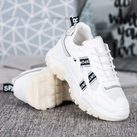 SHELOVET Zapatillas deportivas blancas blanco 3