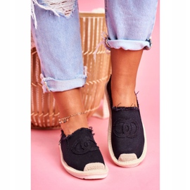 PS1 Alpargatas de mujer Flaure Black negro 2