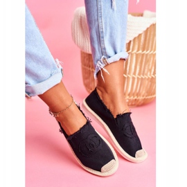 PS1 Alpargatas de mujer Flaure Black negro 4