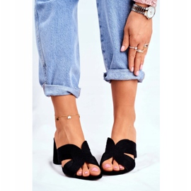 S.Barski Pantuflas De Mujer En El Tacón Slip Negro Guest 1 S.Barski Pantuflas De Mujer En El Tacón Slip Negro Guest 1