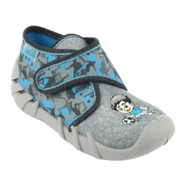 Calzado infantil befado 523P014 azul gris 2 Calzado infantil befado 523P014 azul gris 2
