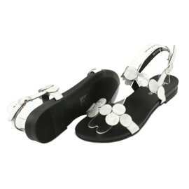 M.Daszyński Sandalias Daszyński MR1958-1 plateadas con círculos plata 2 M.Daszyński Sandalias Daszyński MR1958-1 plateadas con círculos plata 2