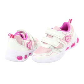 Evento Zapatos deportivos brillantes NOTICIAS 20DZ55-1778 blanco rosado gris 3