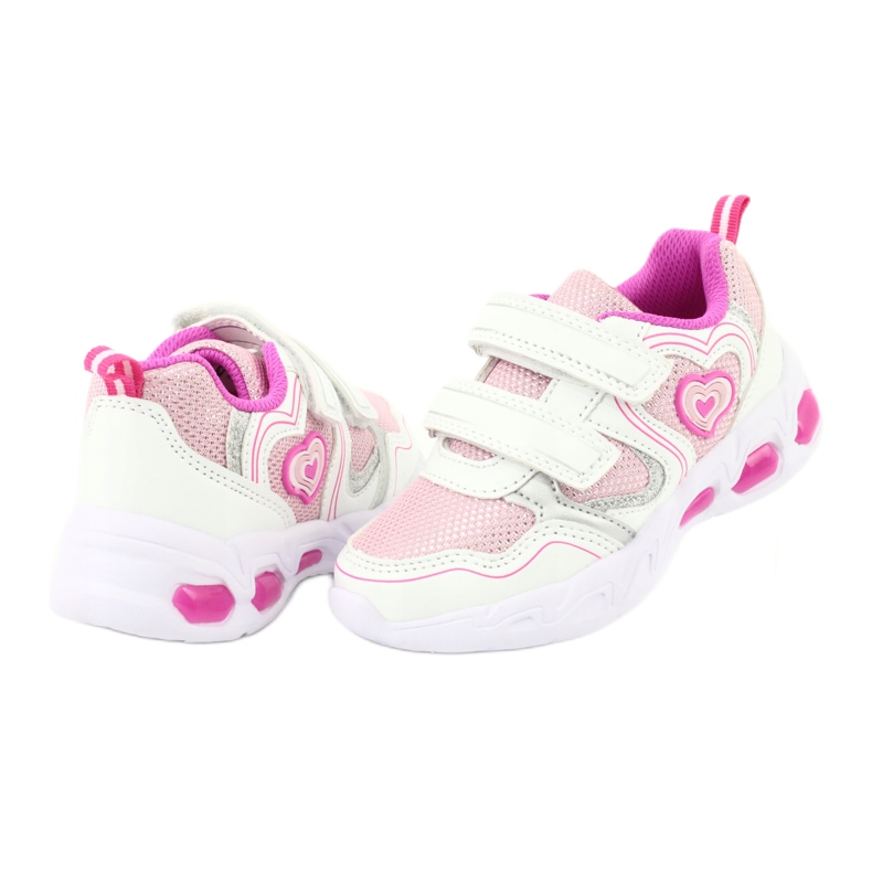 Evento Zapatos deportivos brillantes NOTICIAS 20DZ55-1778 blanco rosa gris 3