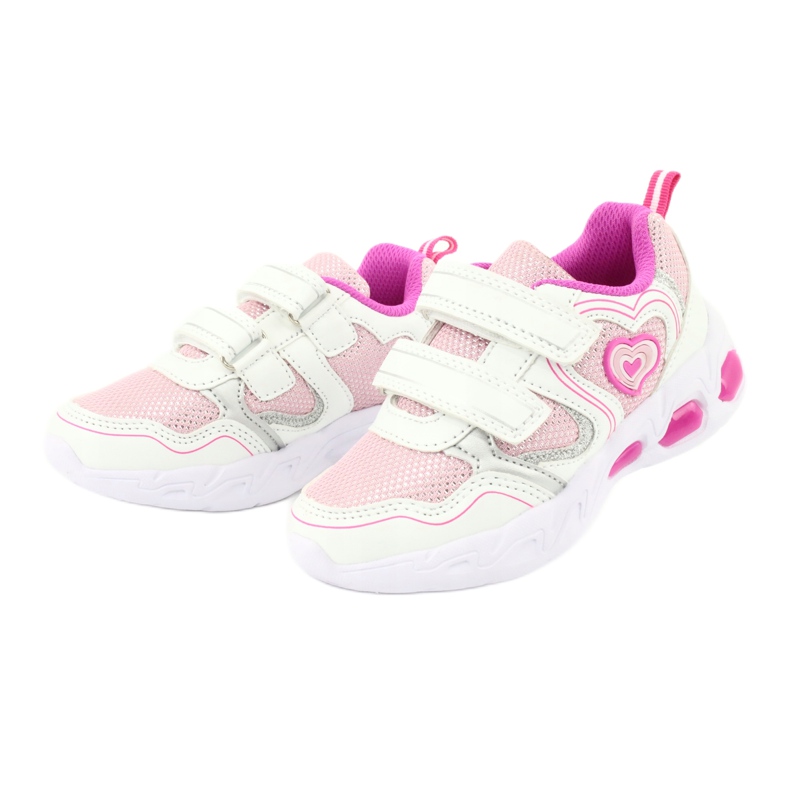 Evento Zapatos deportivos brillantes NOTICIAS 20DZ55-1778 blanco rosa gris 2