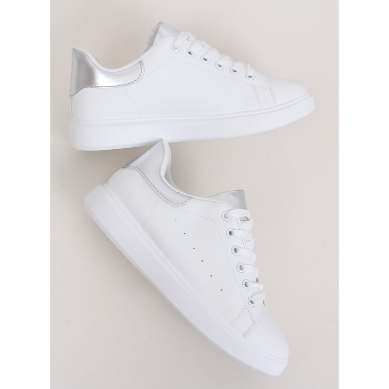 Zapatillas de mujer blancas LA85P Silver blanco 1
