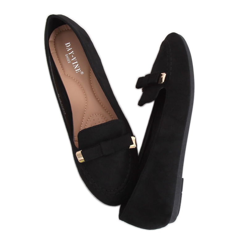 Mocasines negros de mujer 2S2018-27 Negro 1 Mocasines negros de mujer 2S2018-27 Negro 1