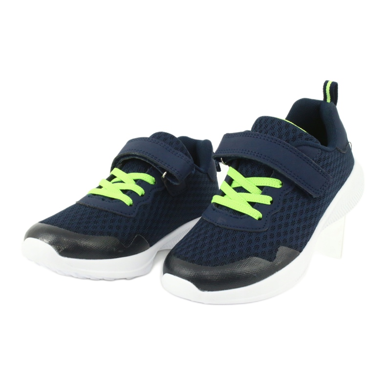 NEWS Zapatos deportivos para velcro marina azul/verdes noticias 20Z55-2312 2