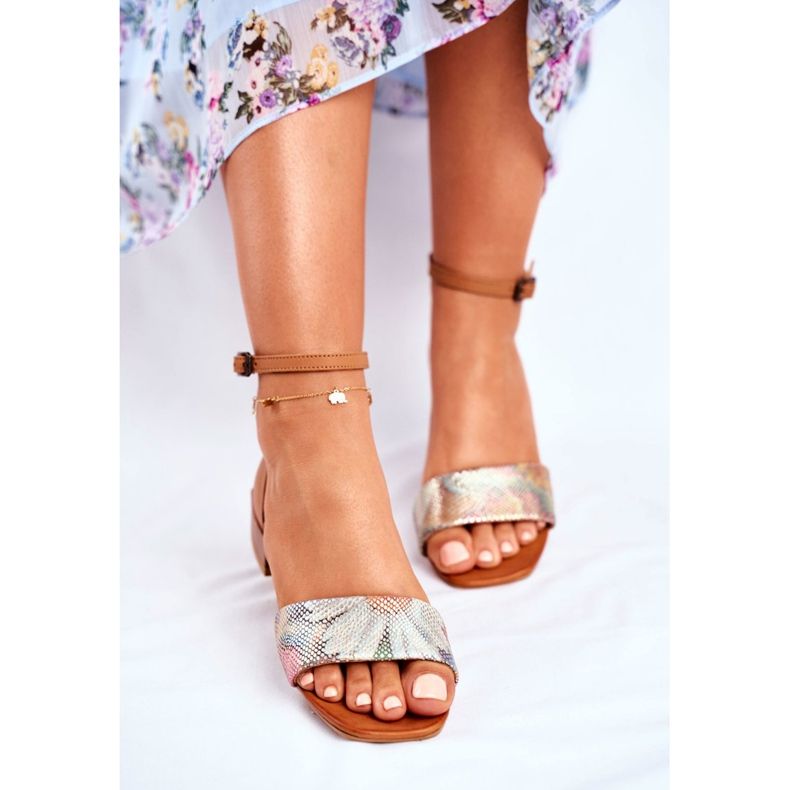 Sandalias Mujer Maciejka Leather Red Head 04618-29 marrón 2