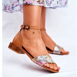 Sandalias Mujer Maciejka Leather Red Head 04618-29 marrón 1