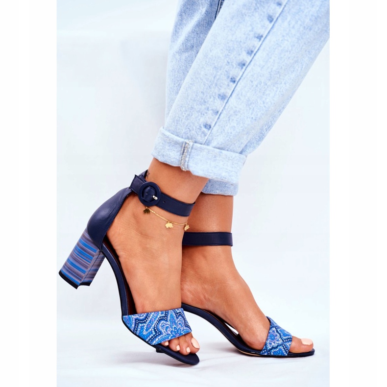 Sandalias Mujer Maciejka Leather Azul Marino 04235-17 / 00-5 2