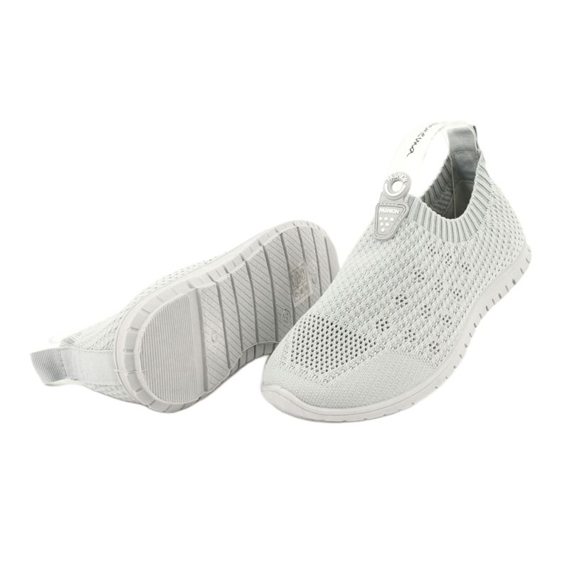 McKey Zapatos sin cordones deportivos para mujer DTN842 / 20 GR gris 3 McKey Zapatos sin cordones deportivos para mujer DTN842 / 20 GR gris 3