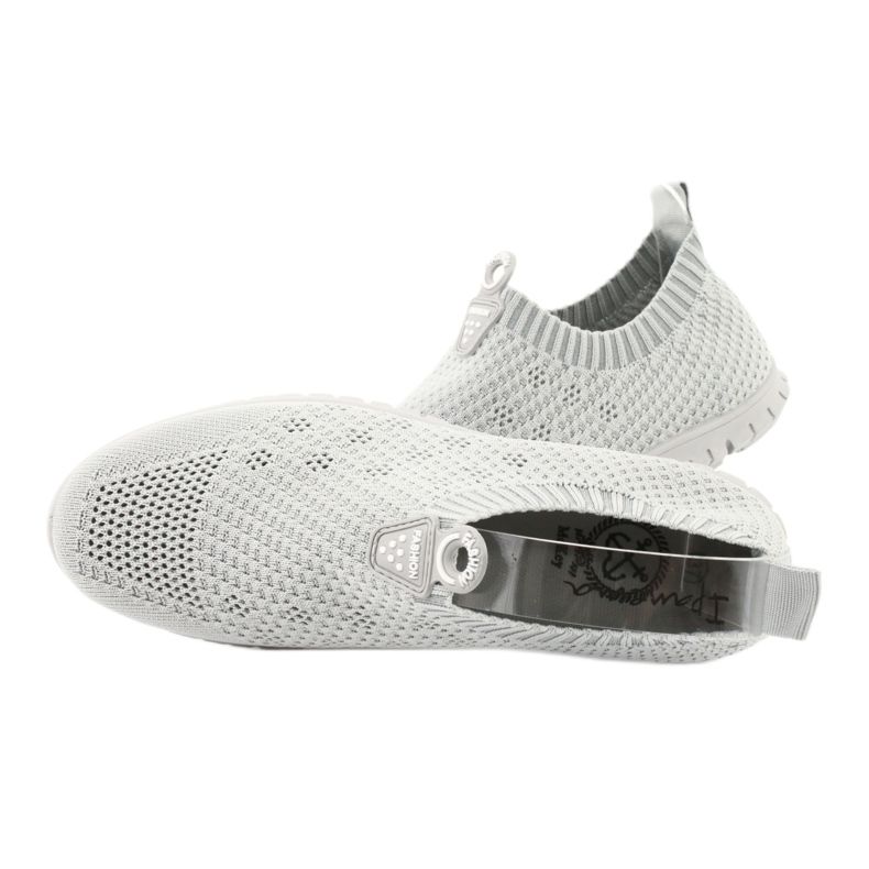 McKey Zapatos sin cordones deportivos para mujer DTN842 / 20 GR gris 4 McKey Zapatos sin cordones deportivos para mujer DTN842 / 20 GR gris 4