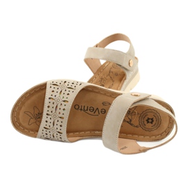 Evento Cómodas sandalias beige 20SD98-1601 4