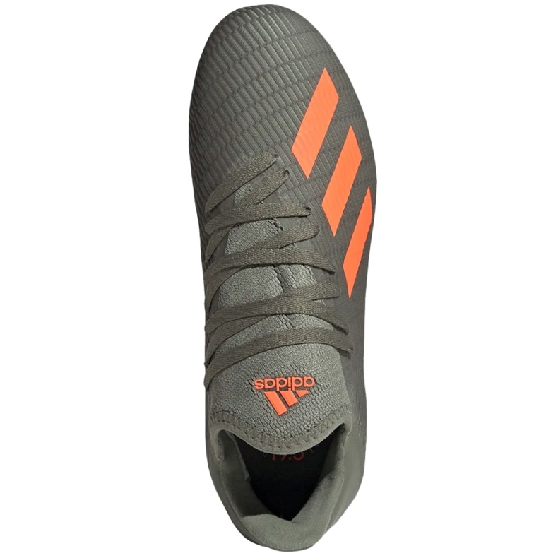Botas de fútbol adidas X 19.3 Fg Jr EF8374 caqui 1