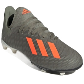 Botas de fútbol adidas X 19.3 Fg Jr EF8374 caqui 3 Botas de fútbol adidas X 19.3 Fg Jr EF8374 caqui 3