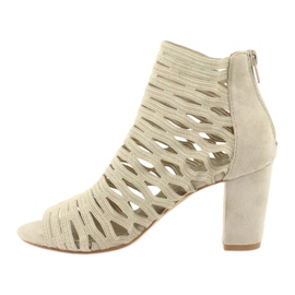 Sandalias con pala de ante Filippo DS1275 / 20 BE beige 1