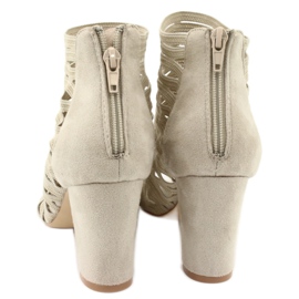Sandalias con pala de ante Filippo DS1275 / 20 BE beige 5