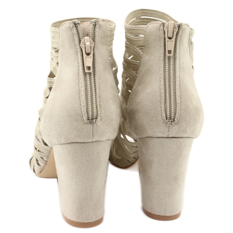 Sandalias con pala de ante Filippo DS1275 / 20 BE beige 5
