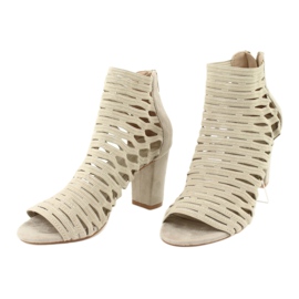 Sandalias con pala de ante Filippo DS1275 / 20 BE beige 2