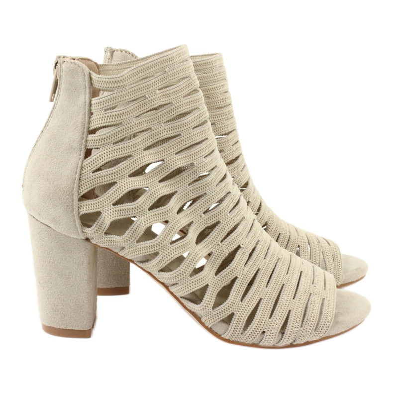 Sandalias con pala de ante Filippo DS1275 / 20 BE beige 4