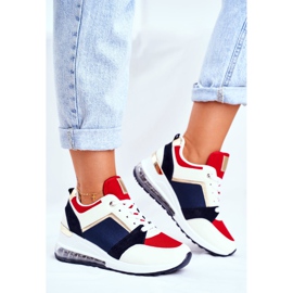 ADY Zapatillas Deportivas Mujer Red Sparks beige rojo azul marino multicolor 2