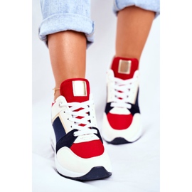ADY Zapatillas Deportivas Mujer Red Sparks beige rojo azul marino multicolor 5