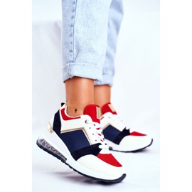 ADY Zapatillas Deportivas Mujer Red Sparks beige rojo azul marino multicolor 1