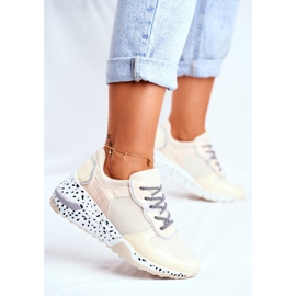 Zapatos Deportivos Mujer Hidden Wedge Beige Pinky 2 Zapatos Deportivos Mujer Hidden Wedge Beige Pinky 2