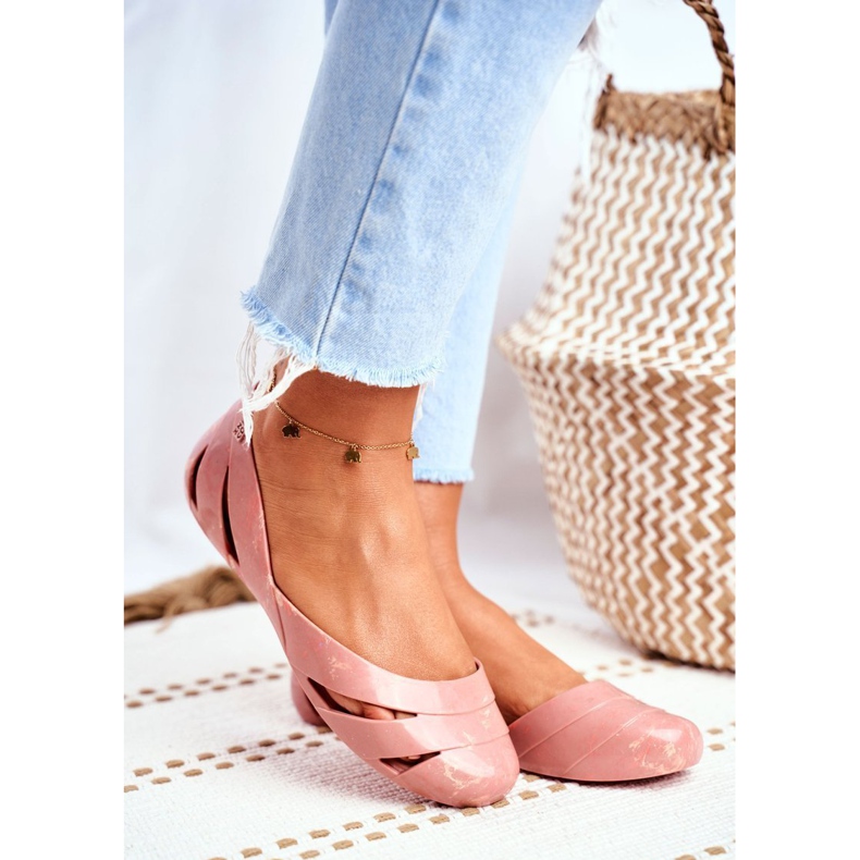 Bailarinas de goma perfumadas para mujer ZAXY Nude Beige FF285054 marrón 1