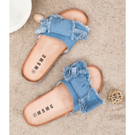 SHELOVET Pantuflas Textiles azul 1 SHELOVET Pantuflas Textiles azul 1