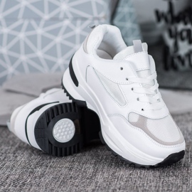 SHELOVET Zapatillas deportivas blancas blanco 2
