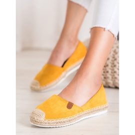 SHELOVET Alpargatas clásicas amarillo 1