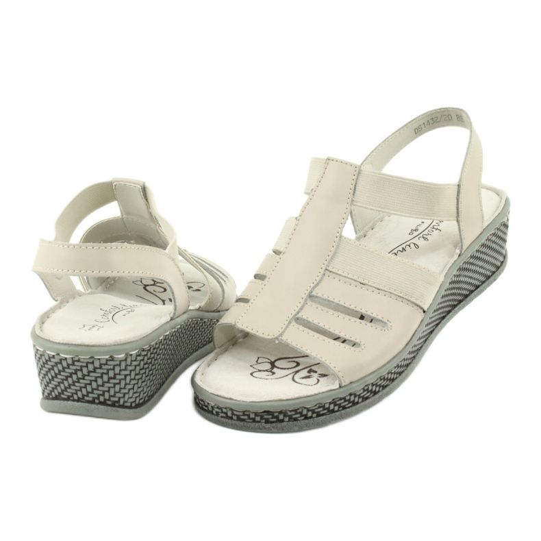 Filippo DS1432/20 Sandalias de mujeres Línea de confort de Beige 4
