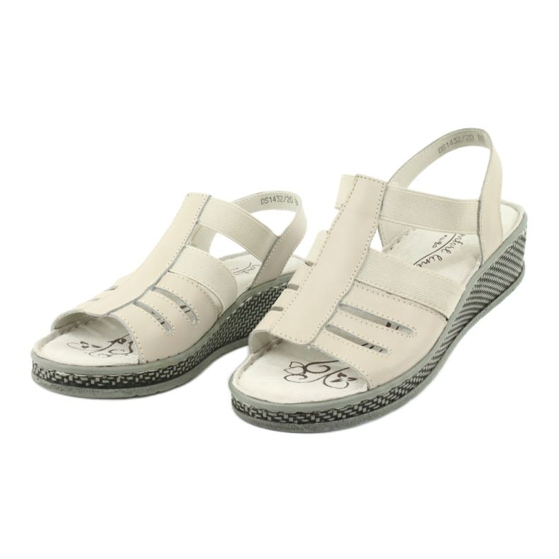 Filippo DS1432/20 Sandalias de mujeres Línea de confort de Beige 3