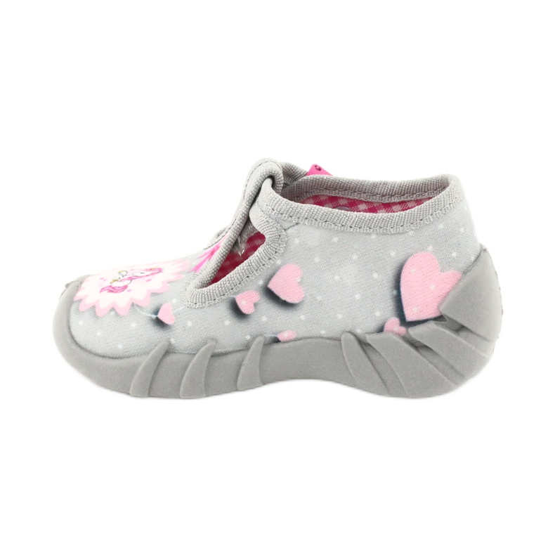 Calzado infantil befado 110P359 rosa gris 2