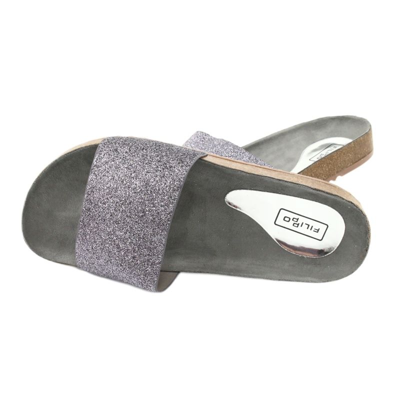 Filippo Flip Flip Femenina de Silver Profiled DK1373/20 gris 3