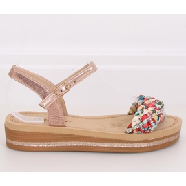 Sandalias de mujer Champagne CK151P Champagne rosa 2