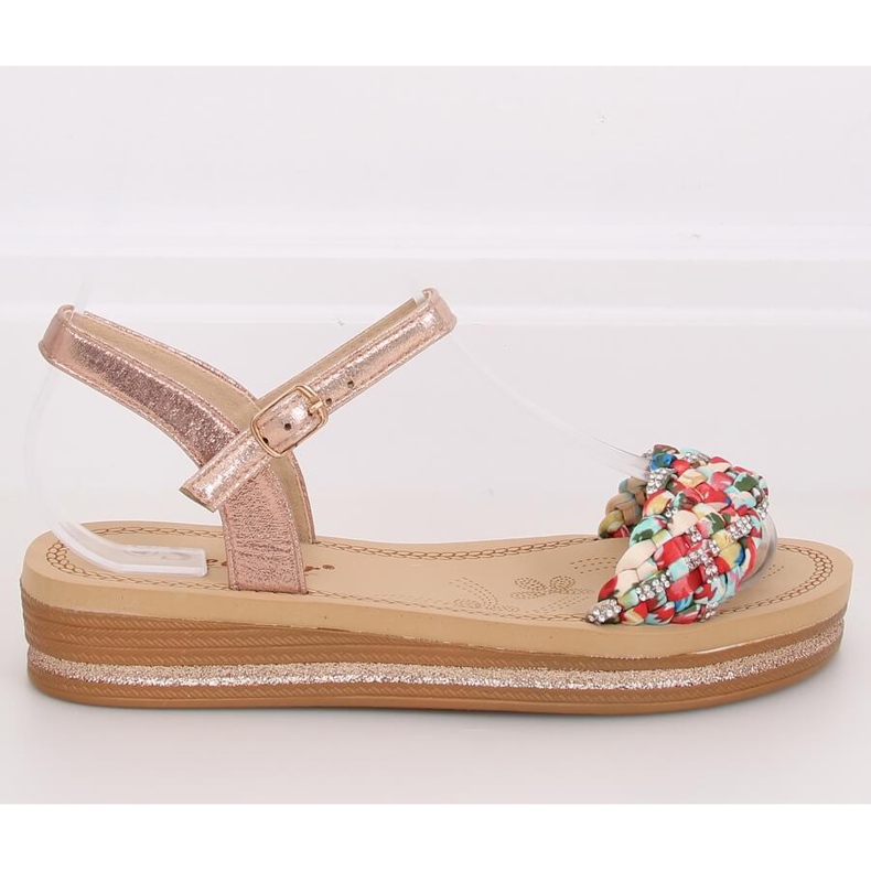 Sandalias de mujer Champagne CK151P Champagne rosa 2