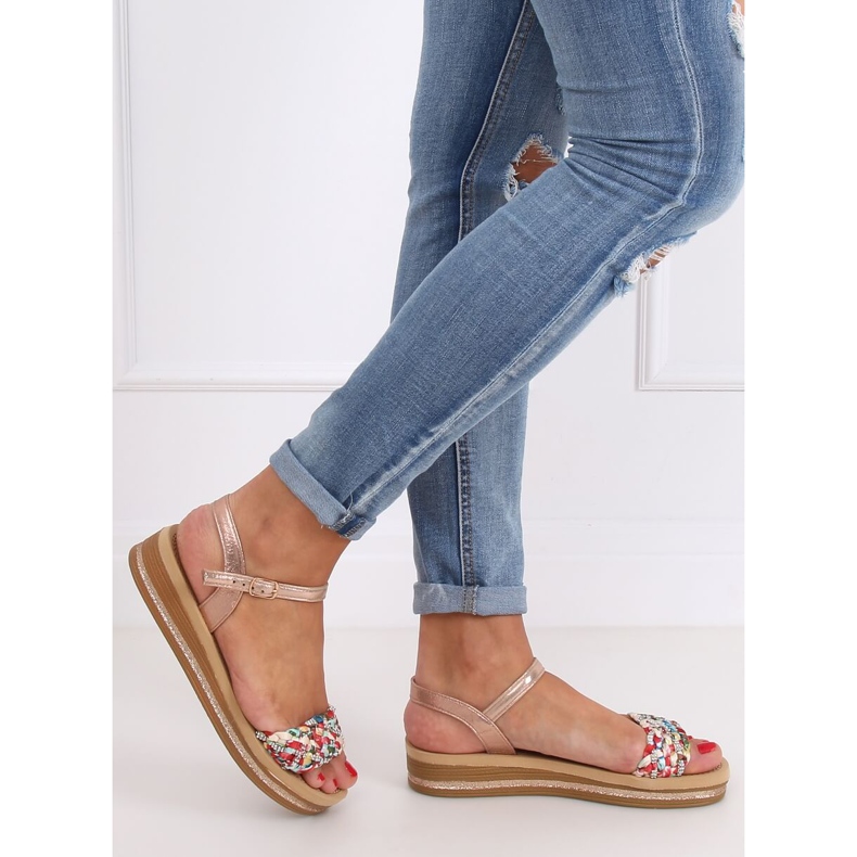 Sandalias de mujer Champagne CK151P Champagne rosado 1